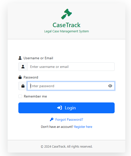 Login